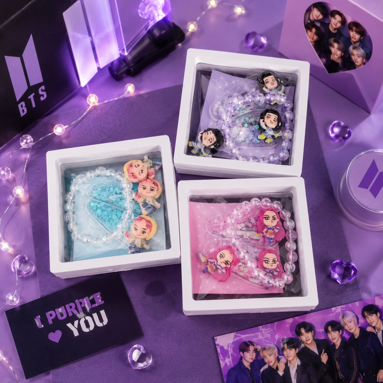 K-Pop Hairpin & Bracelet Set