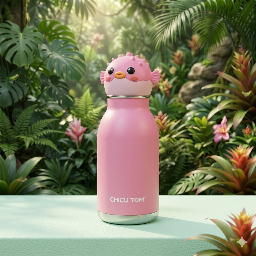 Chicu Tom - 3D Animal Steel Bottle
