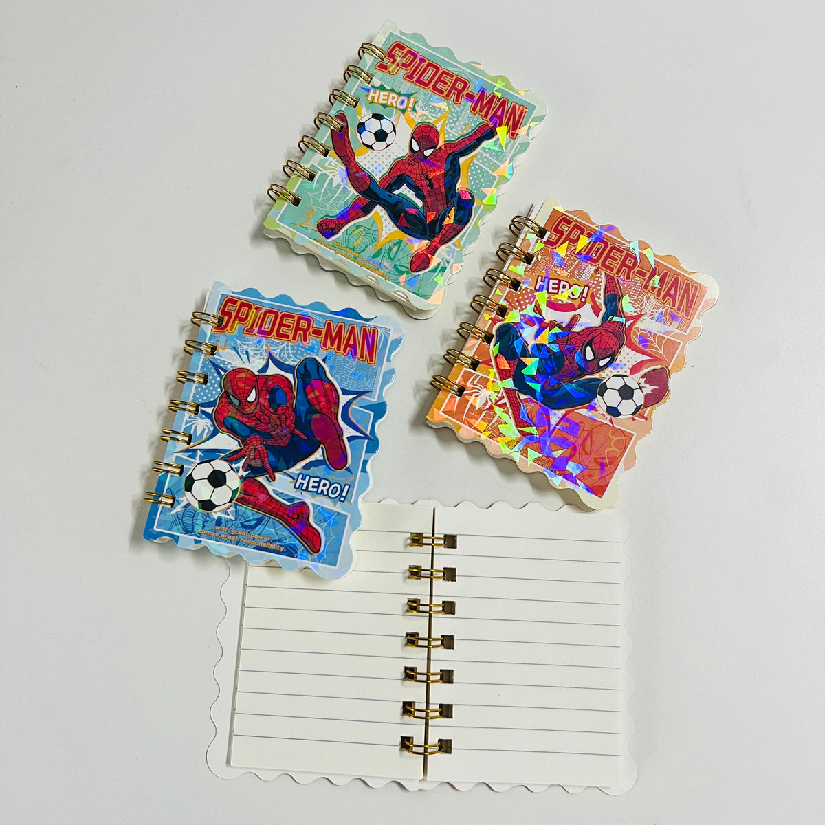 Spiderman - Mini Holographic Spiral Diary