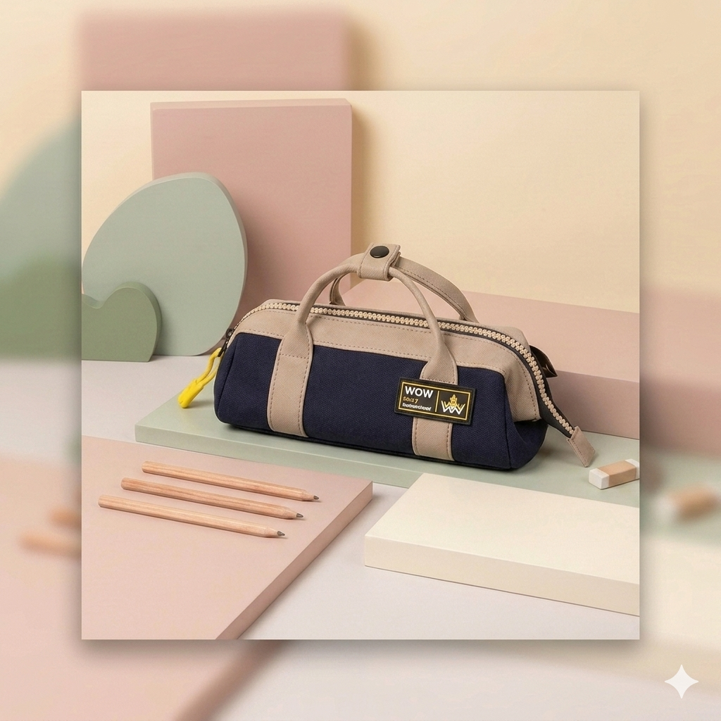 Grab Handle Pencil Pouch