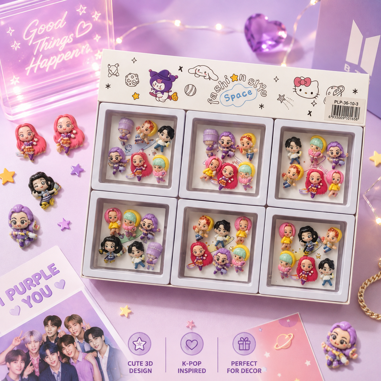 K-pop - 3D Sticker Set | 1 set