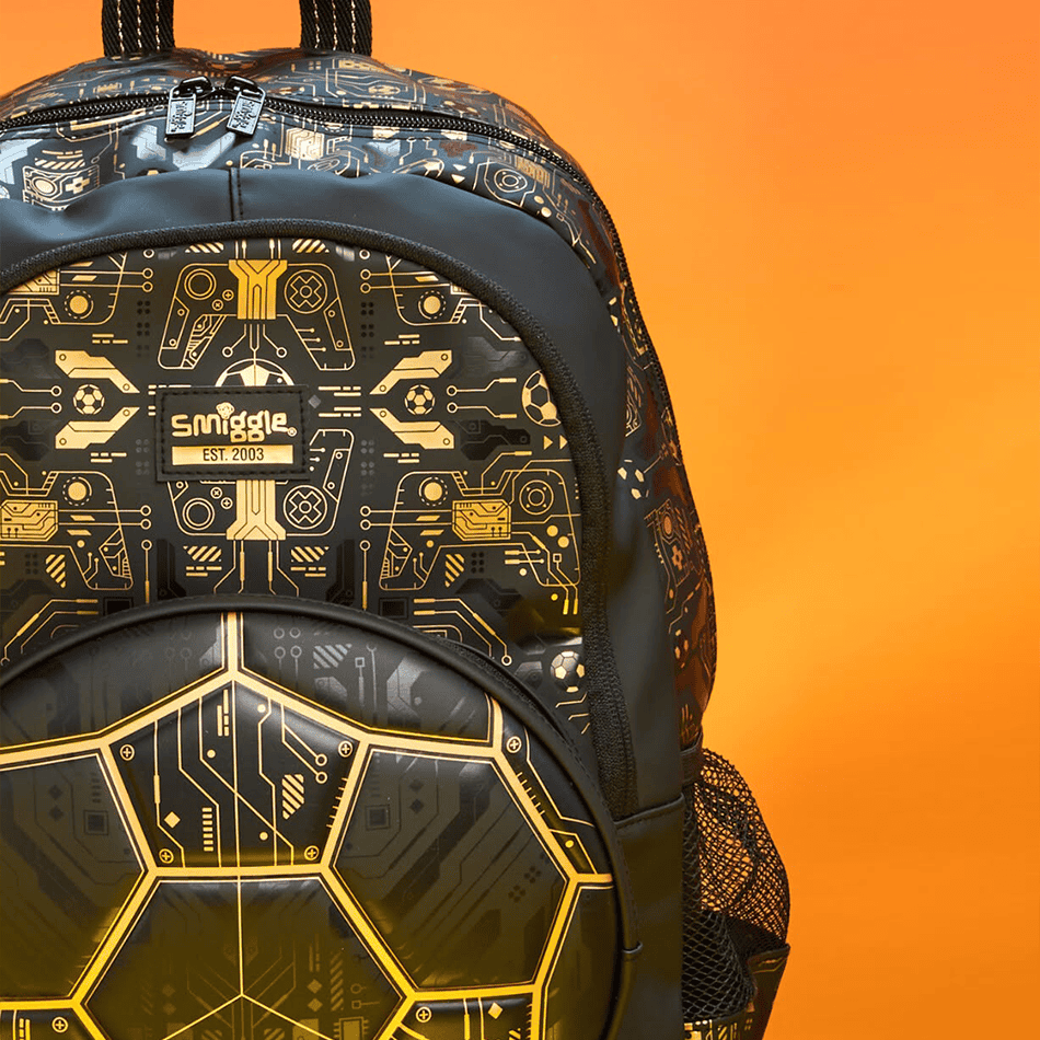 Football Gold - Smiggle - 16” Premium Backpack