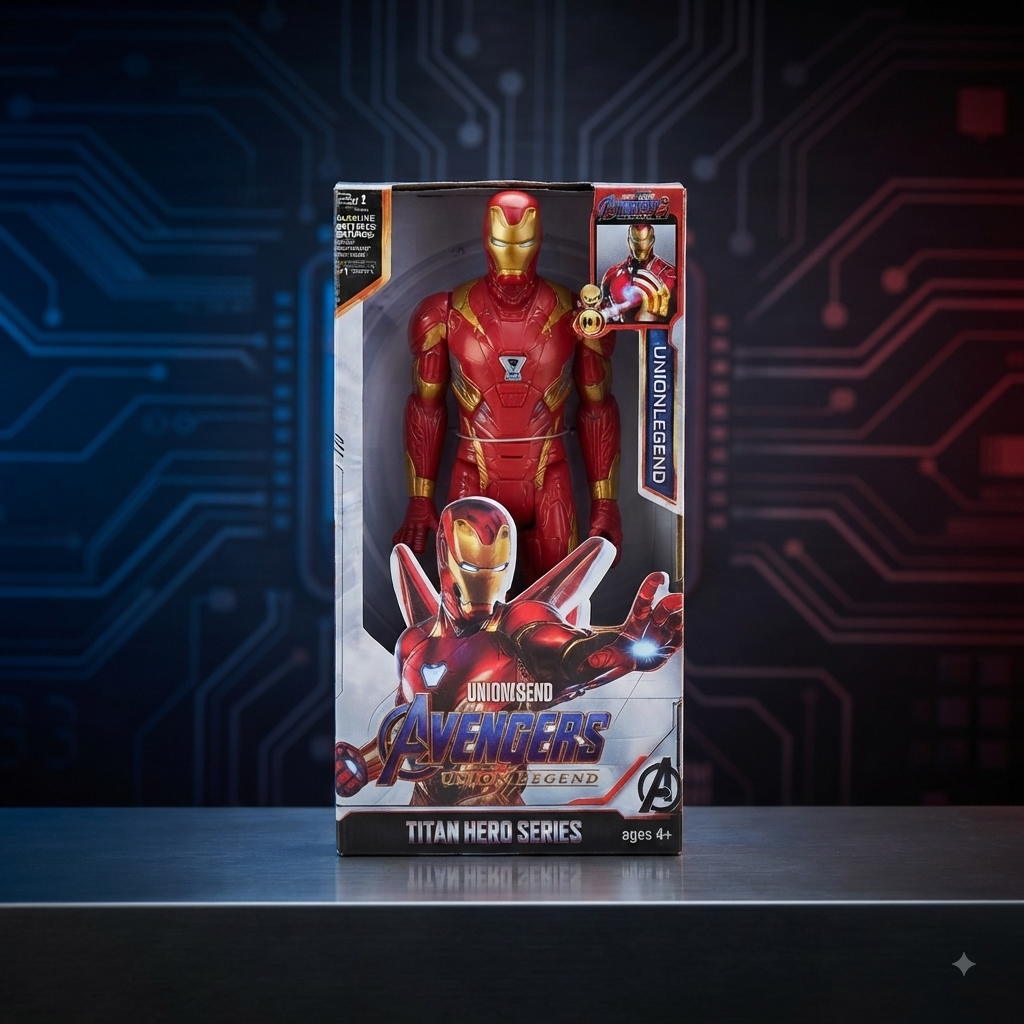 Ironman - 12” Action Figure | Light & Sound | Titan Hero Series