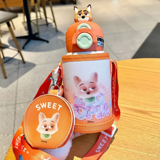 Zootopia - Premium Sipper | 2 Cap With Cover