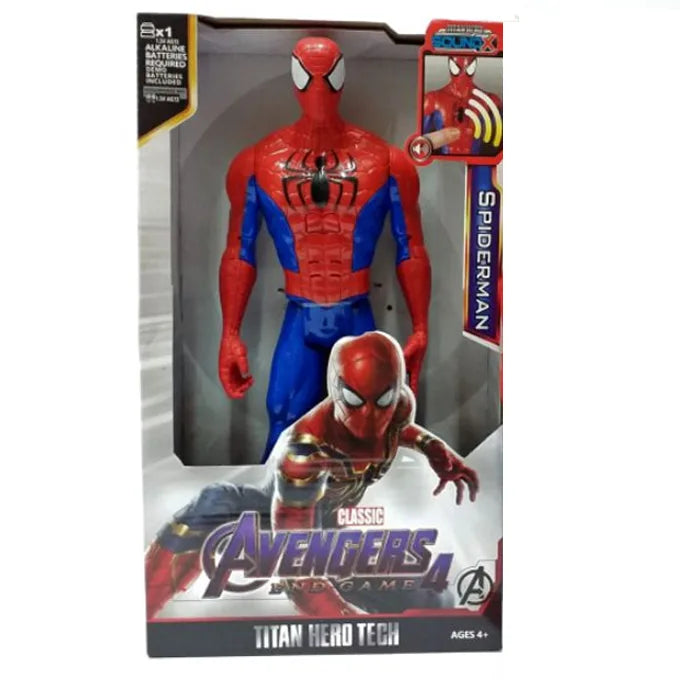 Spider-Man - 12" Action Figure | Light & Sound | Titan Hero Series