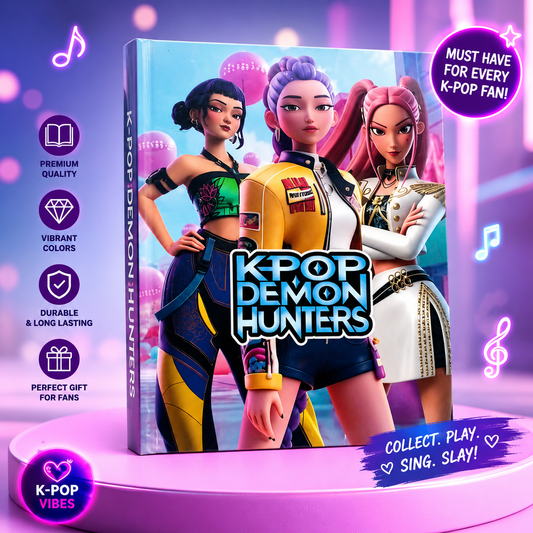 K-pop - Demon Hunters - Big Colouring Book