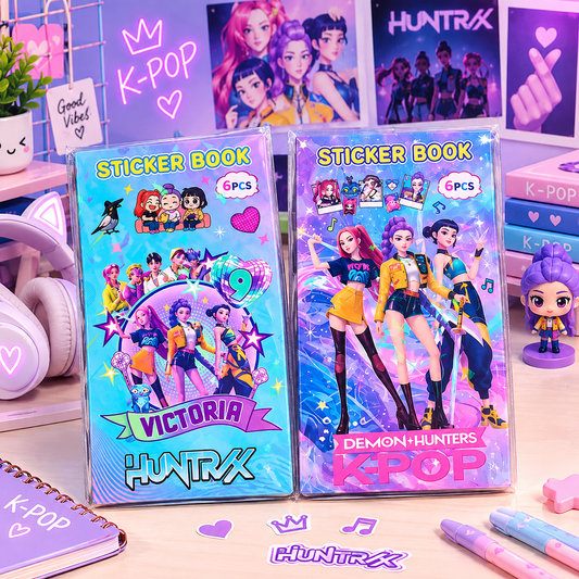 K-Pop Demon Hunters Sticker Book | 6pcs