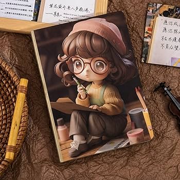 Cute Little Painter Notebook