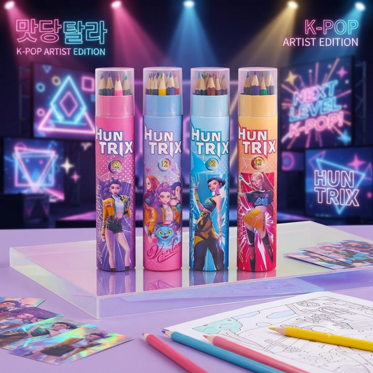 K-Pop 12 Colour Pencil - Art and Craft