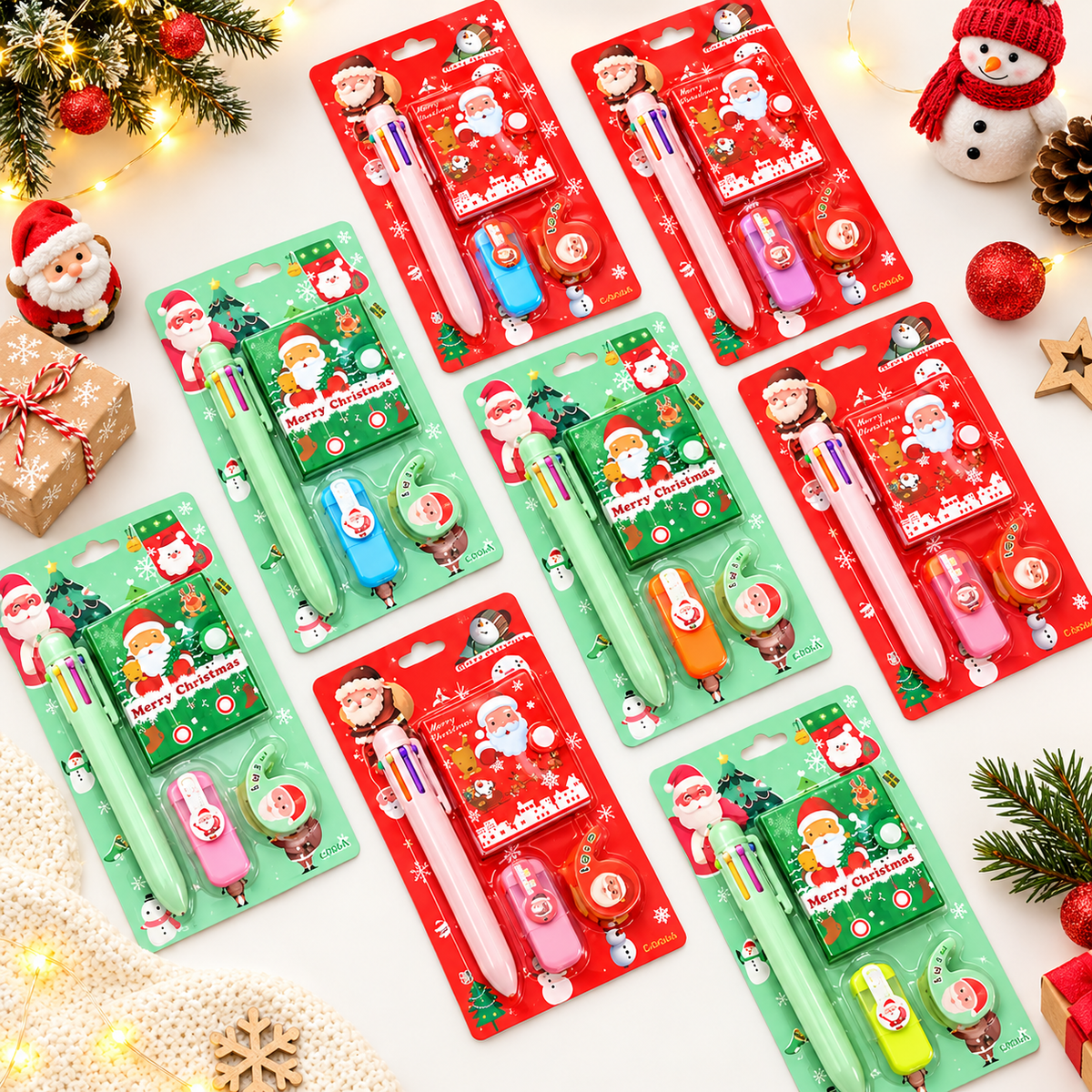 Christmas - Kids 4pcs Stationery Set