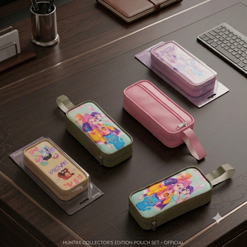K-Pop - Huntrix - Compact Zipper Pouch