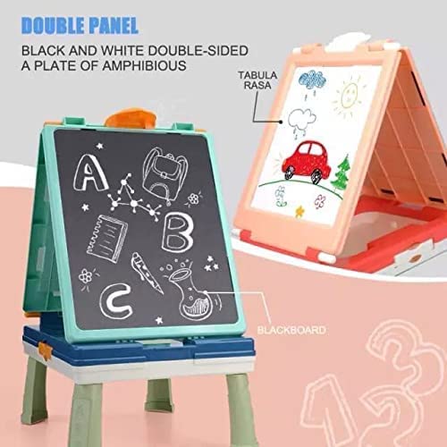 My First Art Studio – 3-in-1 Double-Sided Drawing Board & Game