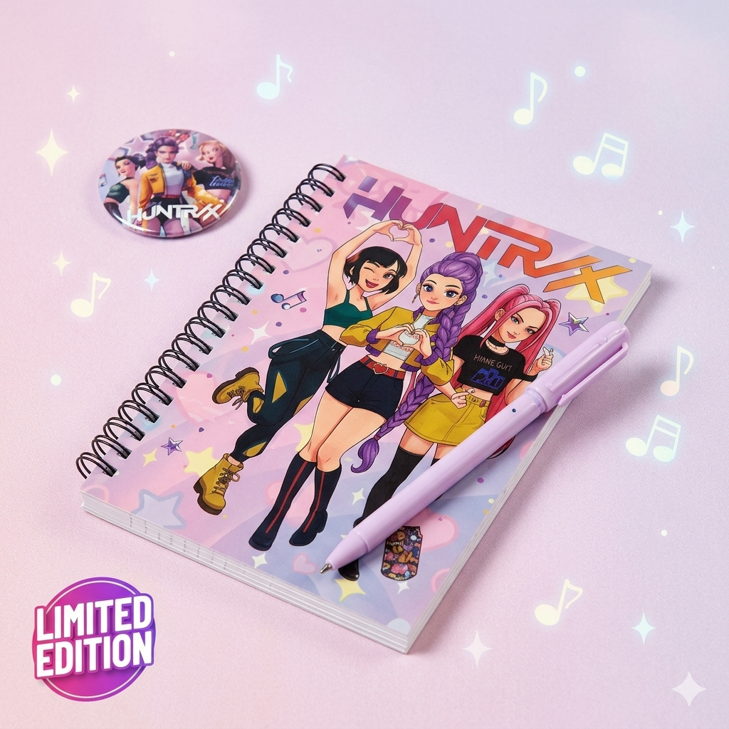 K-Pop - Demon Hunters Stationary Gift Set Pack