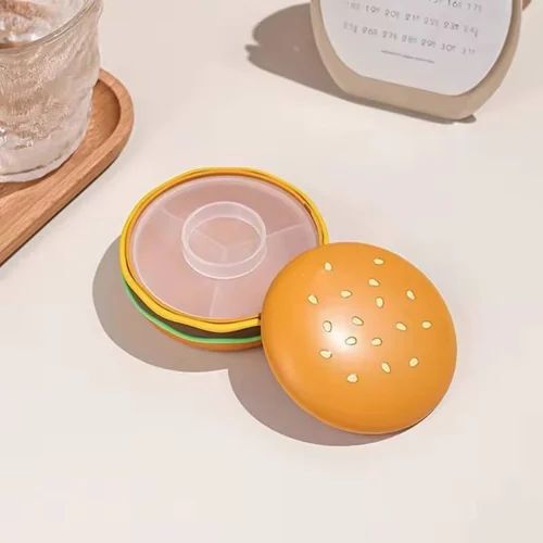 Burger Shape Pill Box