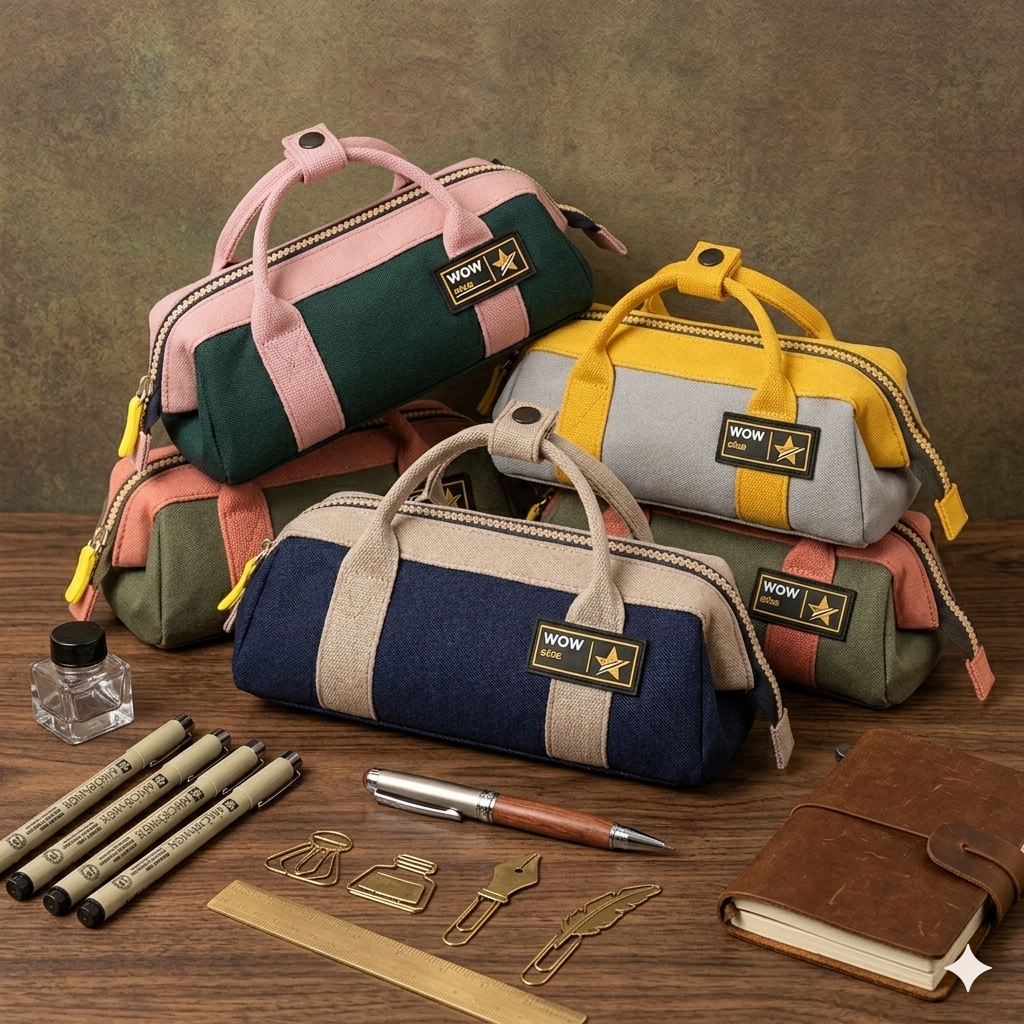Grab Handle Pencil Pouch