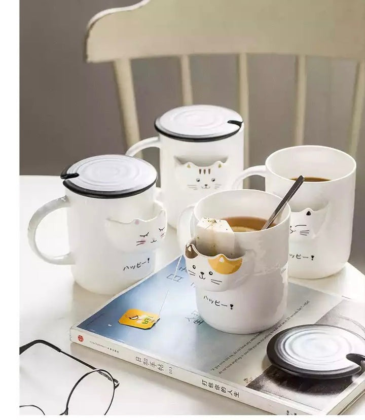 Cute Cat Ceramic Mug