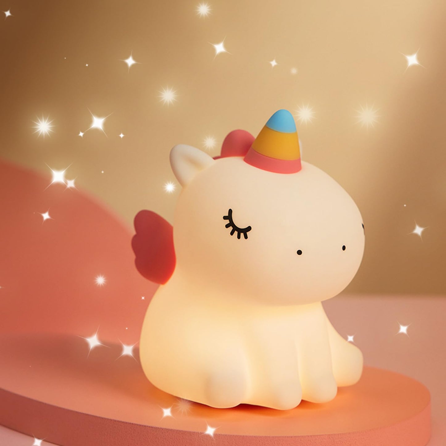 Sitting Unicorn - Silicone Night Lamp
