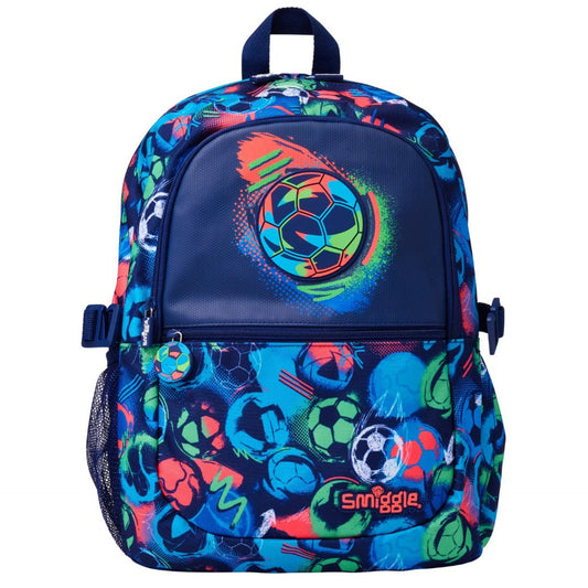 Football Blue - Smiggle 16” Premium Backpack