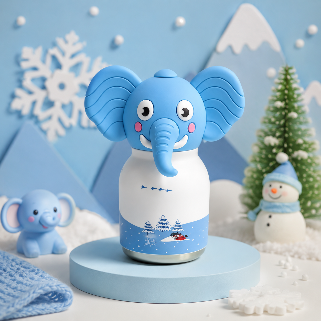Afresh - Elephant Insulated 3D Bottle | 200ml