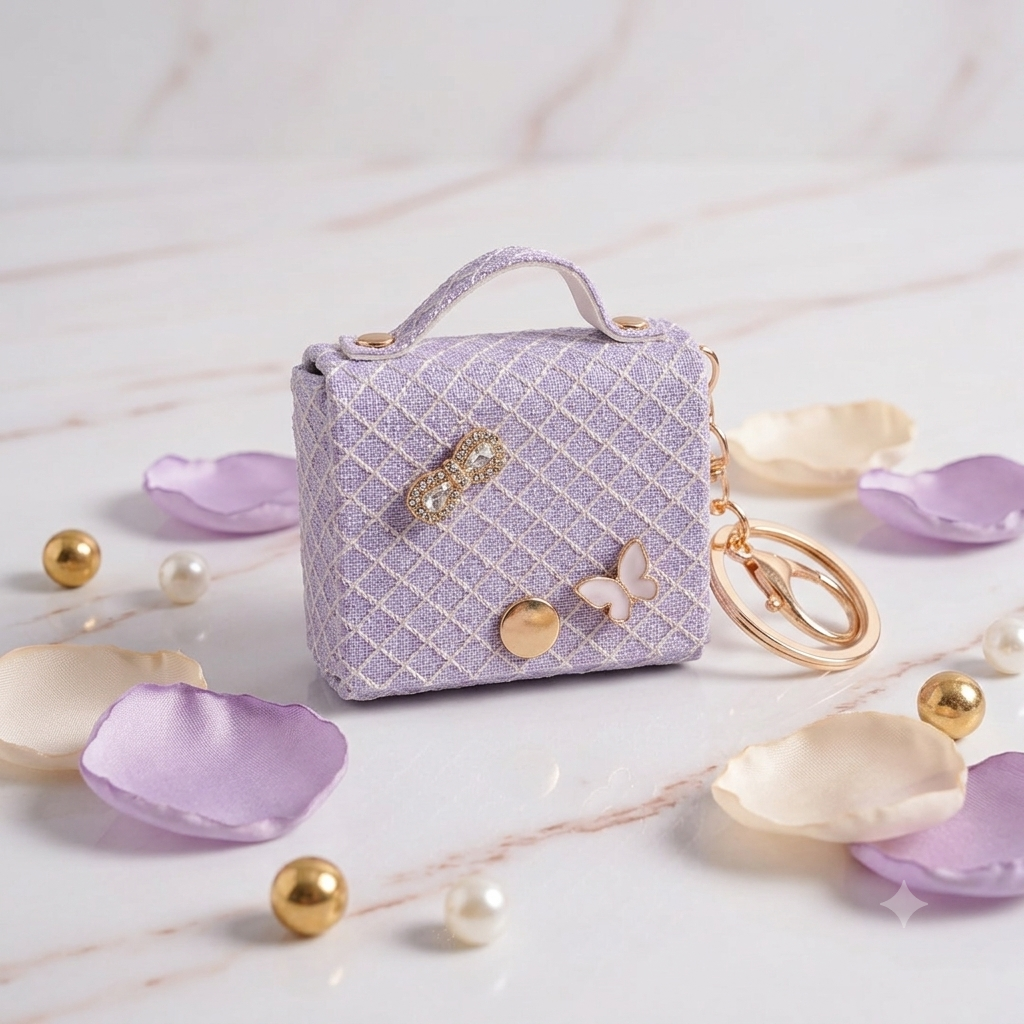 Fancy Mini Coin Pouch | Keychain