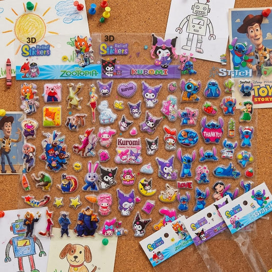 3D Pop Stickers
