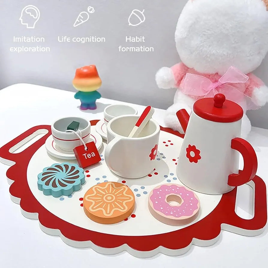 Wooden Children's Tea Set