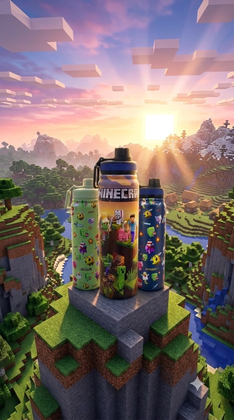 Minecraft - 800ml | Insulated Sports Bottle