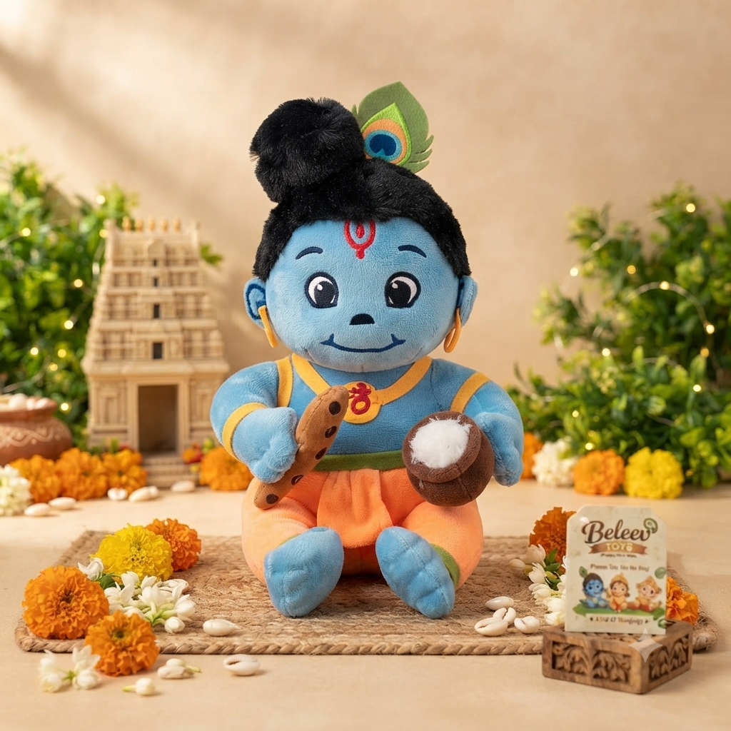 Baby Krishna Soft Toy