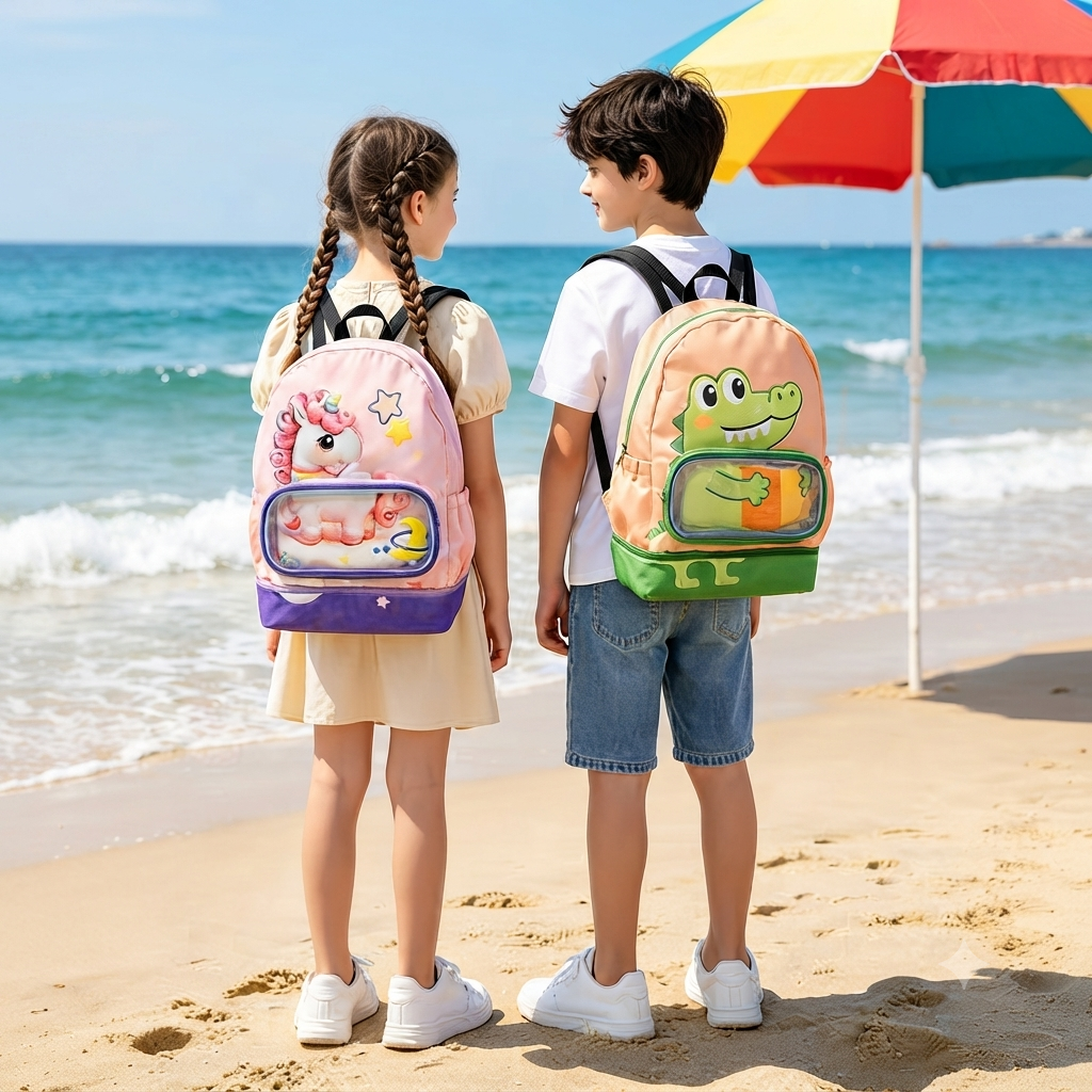 Kids Cute Beach Swimming Bag