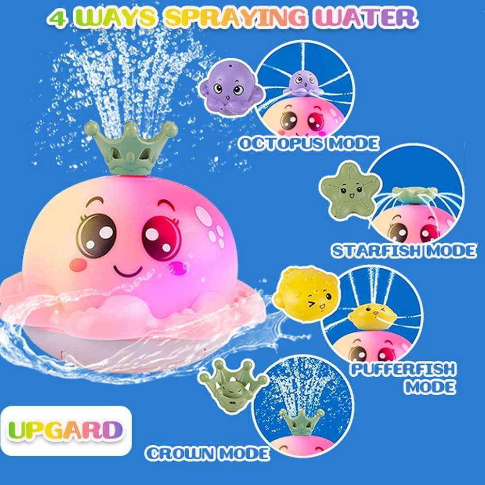 Cute Octopus Baby Bath Toy with Water Spray