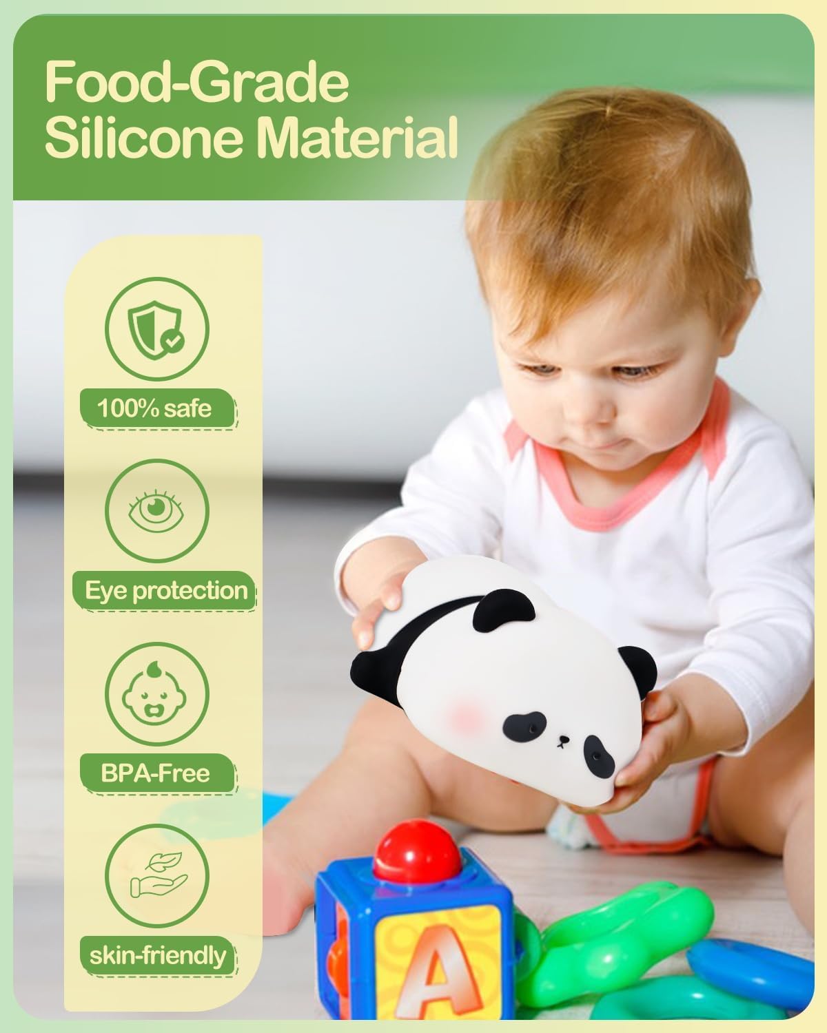 Sleeping Panda - Silicone Night Lamp