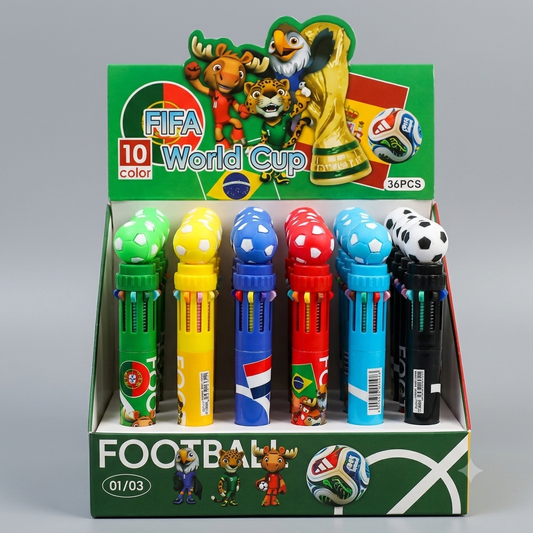 Football - FIFA World Cup| 10 in 1 Color Pen