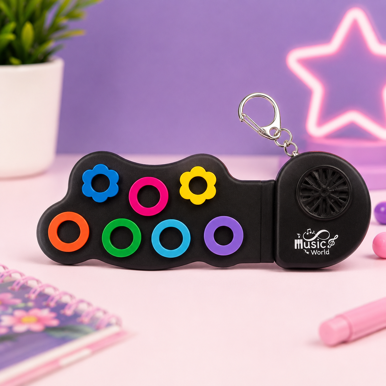 Mini Music- Roll up Drum Keychain