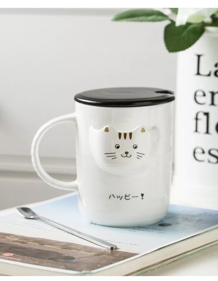 Cute Cat Ceramic Mug