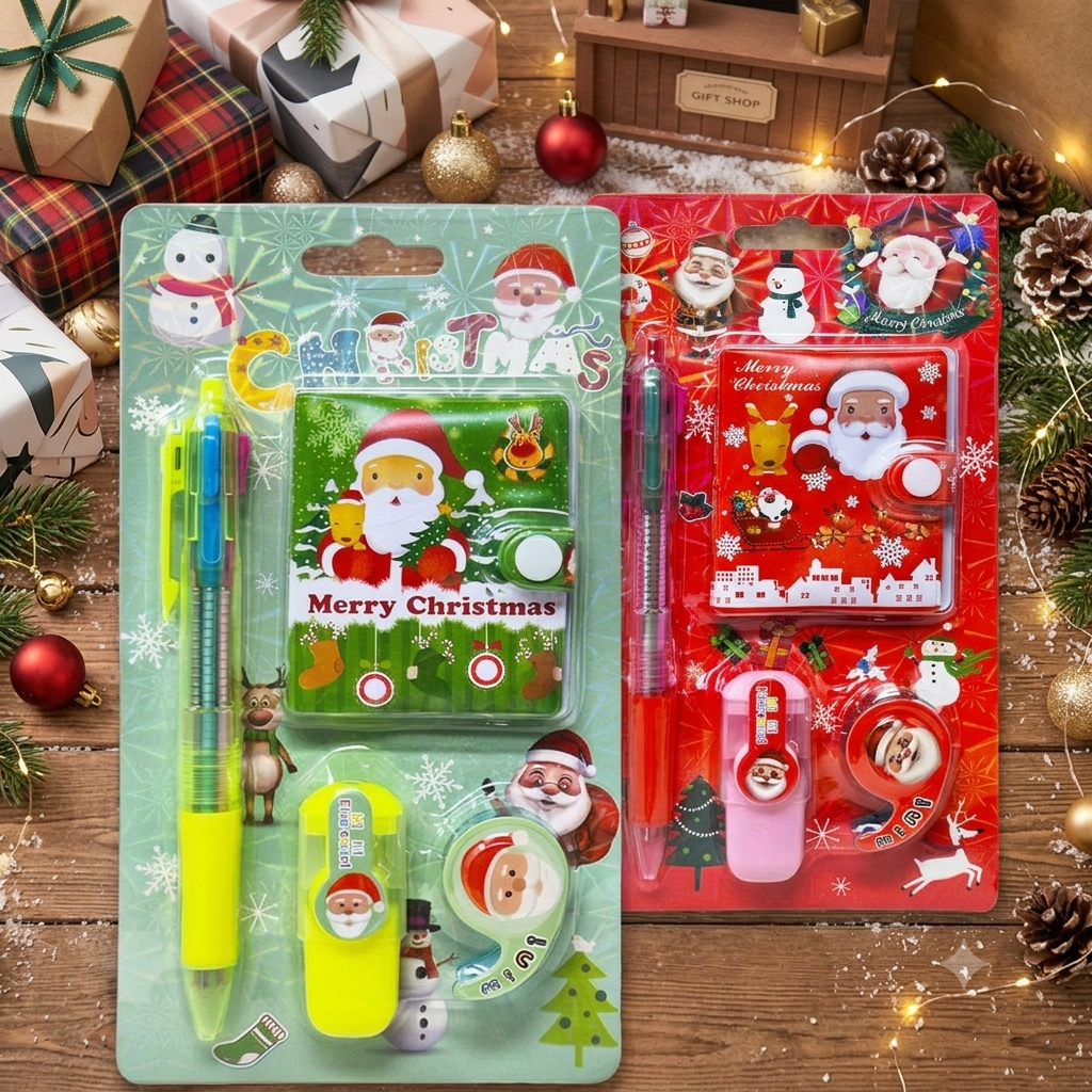 Christmas - Kids 4pcs Stationery Set