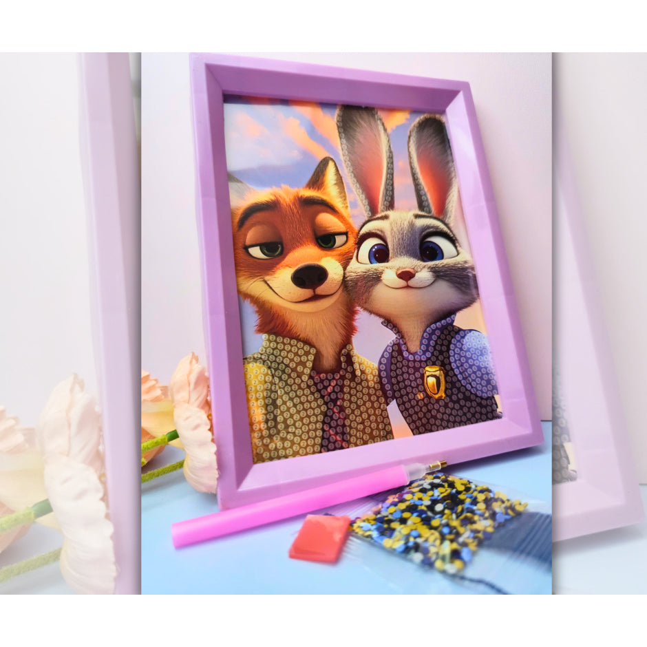 Zootopia - DIY Sparkling Diamond Painting Kits | 1pcs