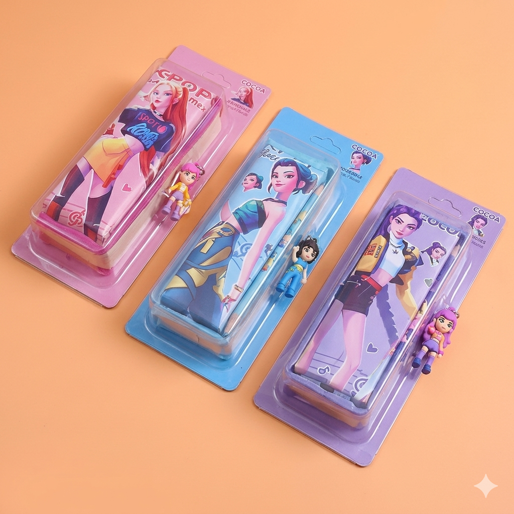 K-Pop - Soft Pouch With 2 Chains