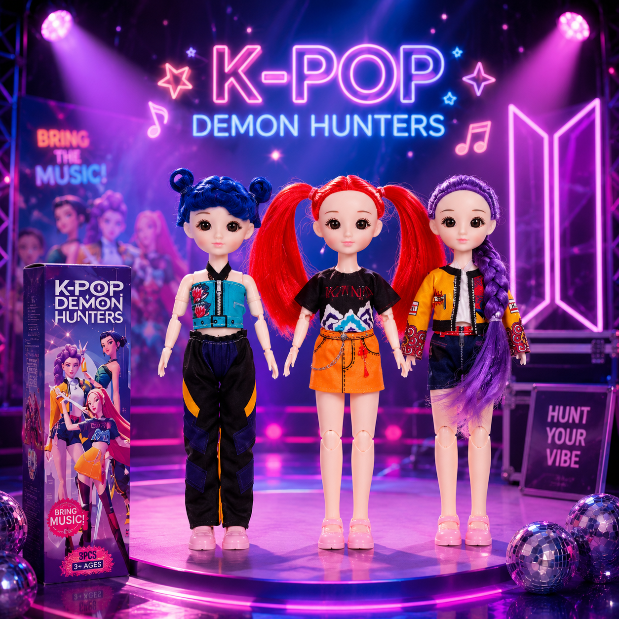 K-Pop - 12" Musical Doll | 1pcs