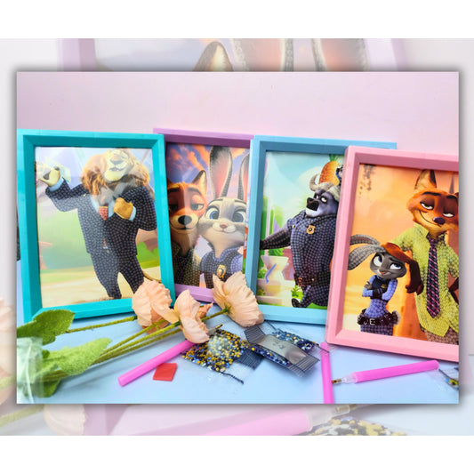 Zootopia - DIY Sparkling Diamond Painting Kits | 1pcs