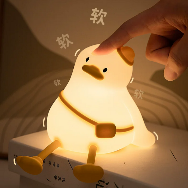 Happy Duck - Silicone Night Lamp