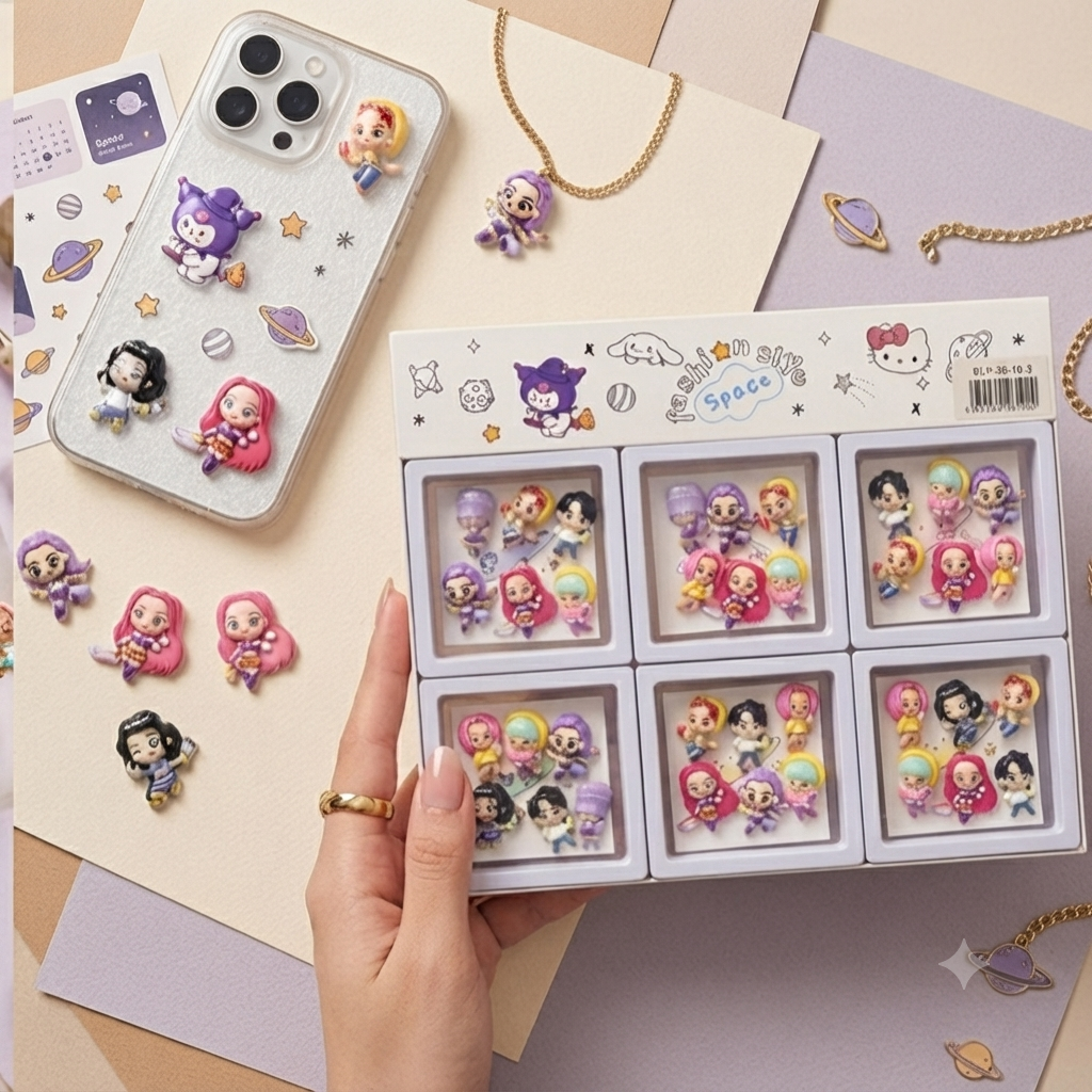 K-pop - 3D Sticker Set | 1 set