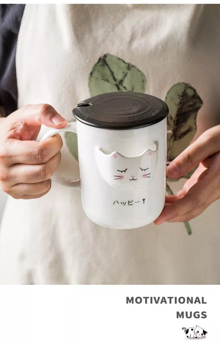 Cute Cat Ceramic Mug