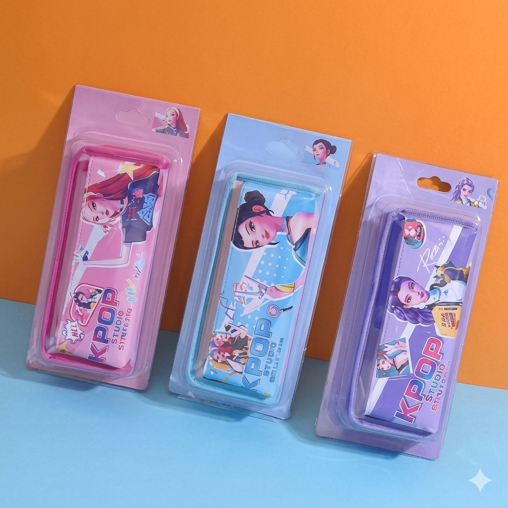 K-Pop - Soft Pouch With 2 Chains