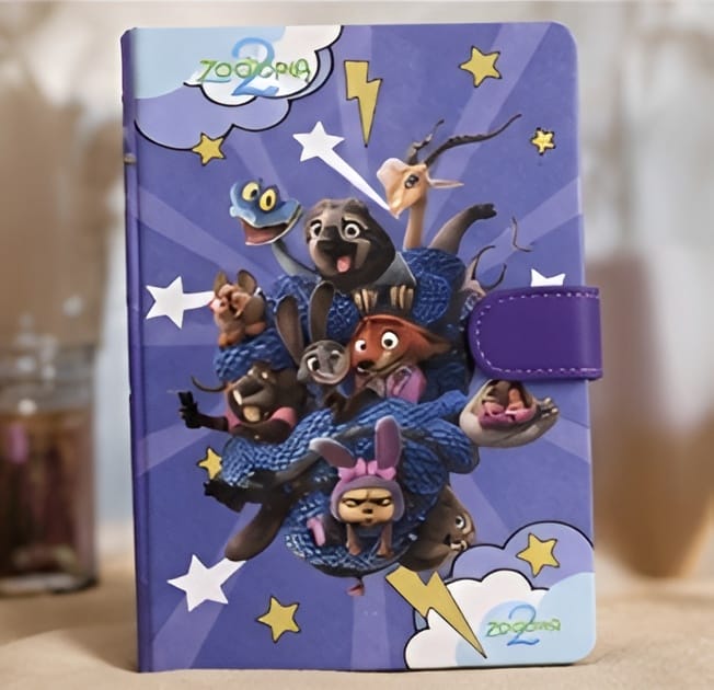 Zootopia Snap Lock Notebook
