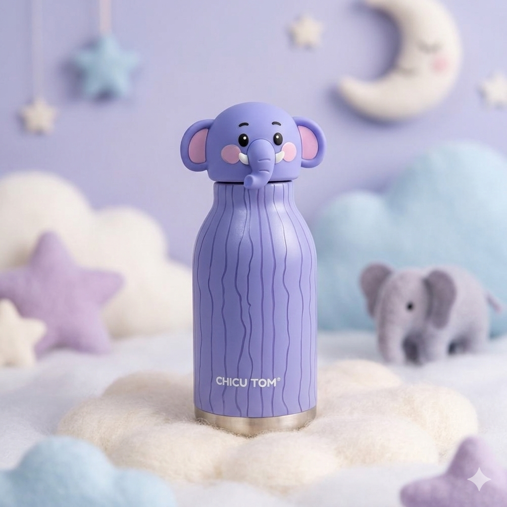 Chicu Tom - 3D Animal Steel Bottle