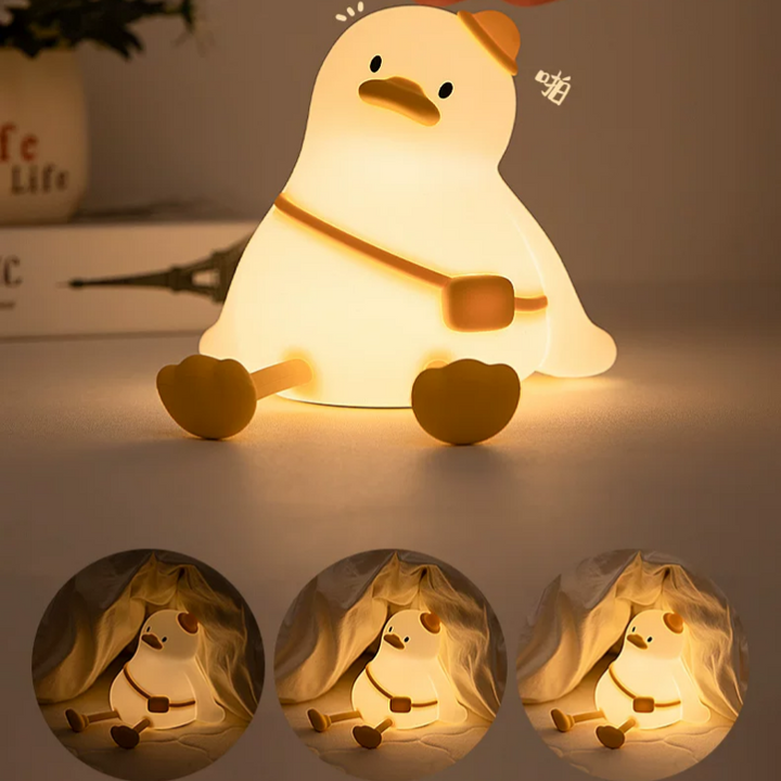 Happy Duck - Silicone Night Lamp