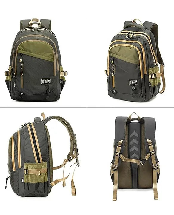 Peilijia - 18" Multi-Compartment Ergonomic Big Backpack