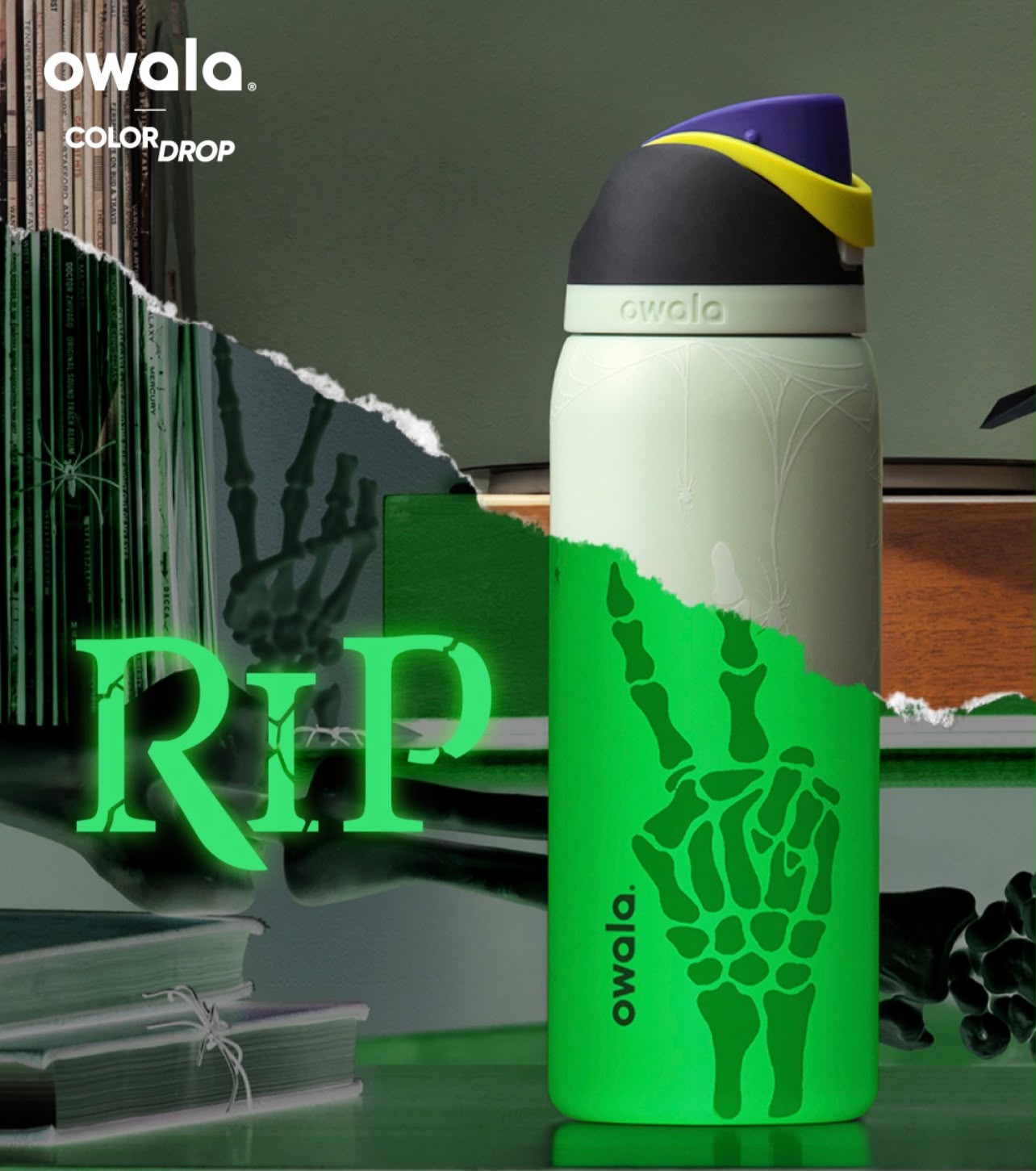 Owala FreeSip RIP Glow-in-the-Dark - 32oz