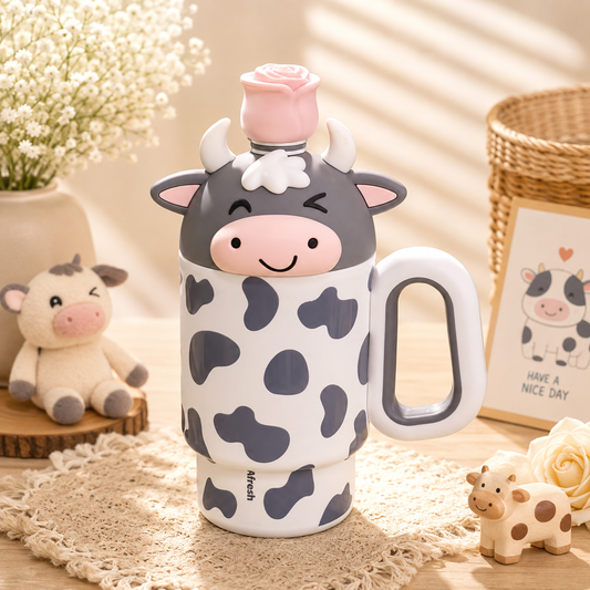 Afresh - Cow Insulated 3D Tumbler