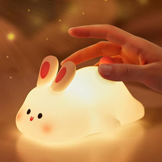 Cute Rabbit - Silicone Night Lamp